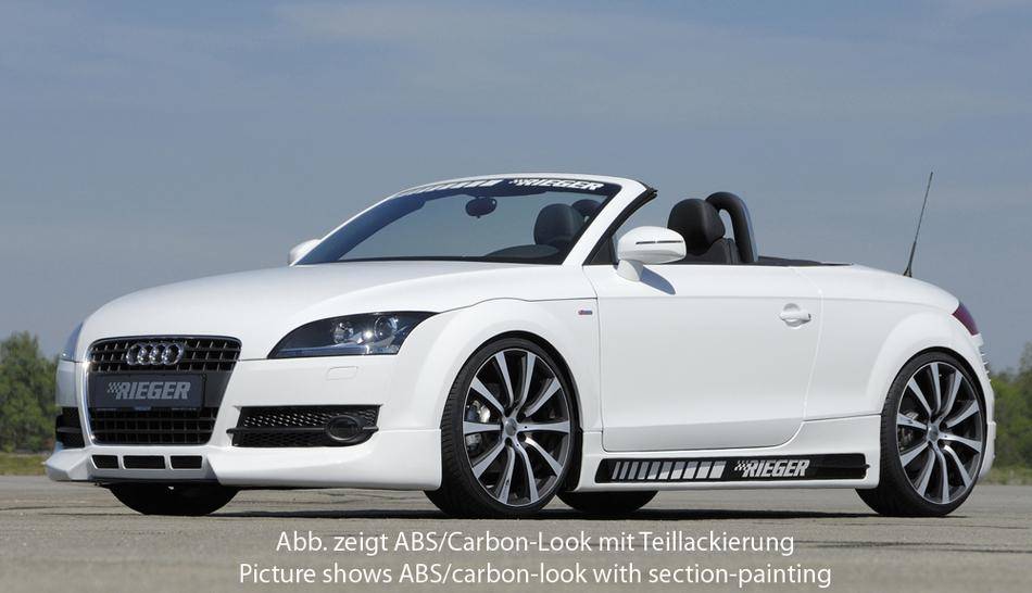 Sottoporta sx Rieger Audi TT 8J incl rivestimento inf carbonlook