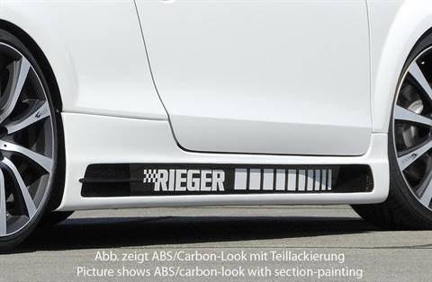 Sottoporta dx Rieger Audi TT 8J incl rivestimento inf carbonlook