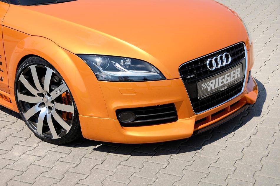Lama centrale Audi TT 8J per sottoparaurti Rieger 00055160 carbonloo