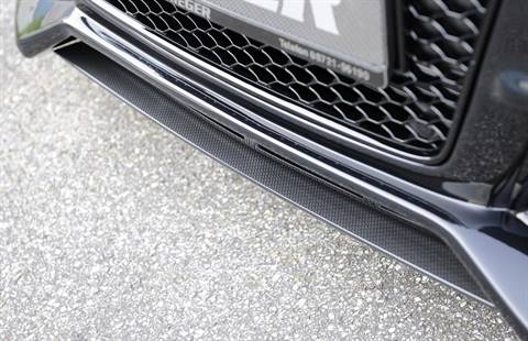 Lama centrale Audi TT 8J carbonlook per paraurti Rieger 00055163