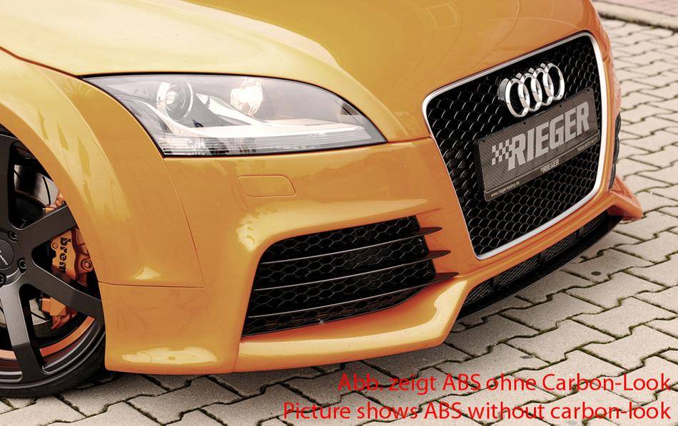 Lama centrale Audi TT 8J carbonlook per paraurti Rieger 00055163