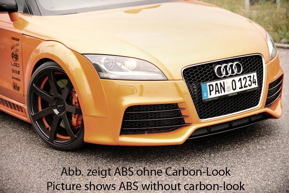 Lama centrale Audi TT 8J carbonlook per paraurti Rieger 00055163