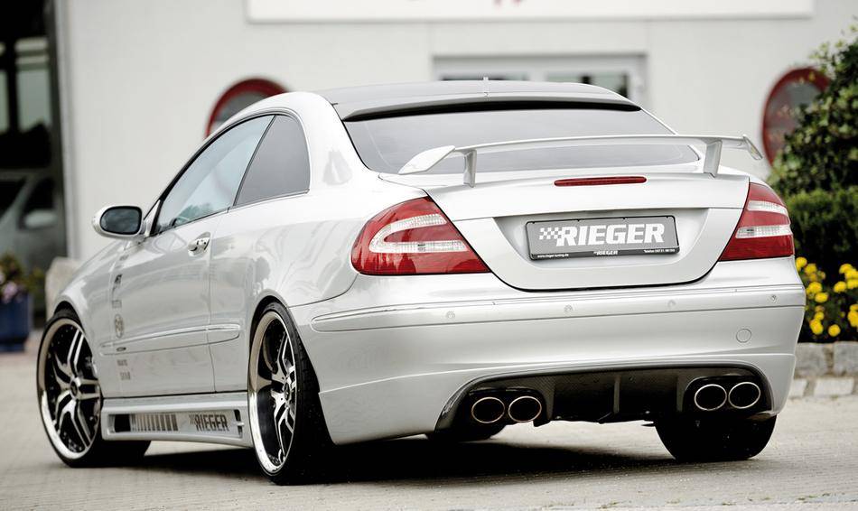 copertura lunotto Rieger carbon-lookMERC.CLK W209 senza foro antenn