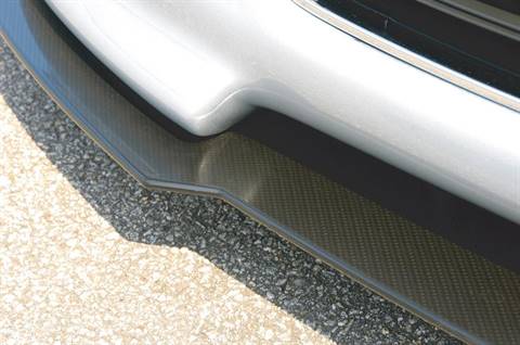 Lama ant VW EOS diritta per sottoparaurti Rieger 00059426 carbonlook