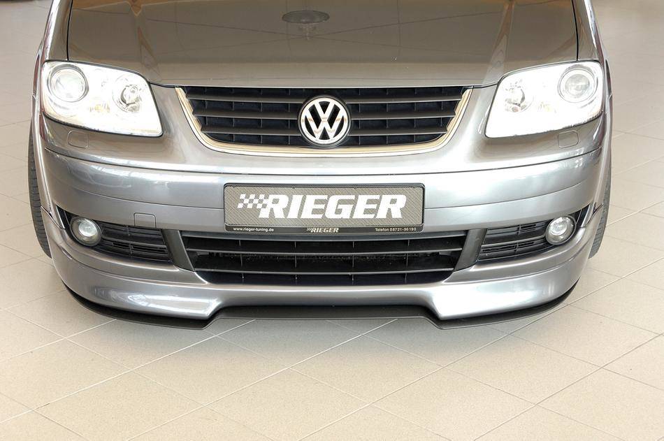 Lama ant sagomata VW Touran per sottottoparaurti Rieger 59503 carbon