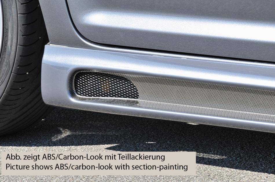 Sottoporta sx Rieger VW Touran 1T carbonlook