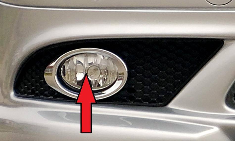 Fendinebbia dx.MERC CLK W209 per spoiler ant.Rieger