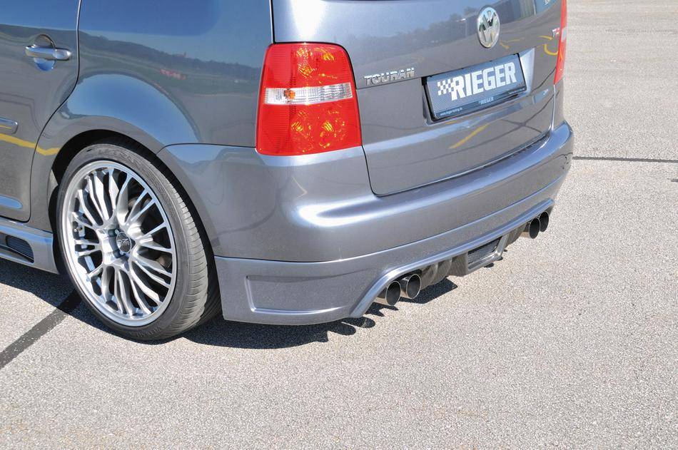 Marmitta duplex 4x76 sx/dx Touran   per sottoparaurti Rieger