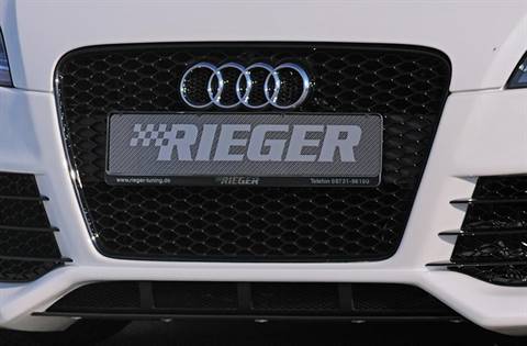 Mascherina orig TT-RS nero lucido per paraurti Rieger 00055163