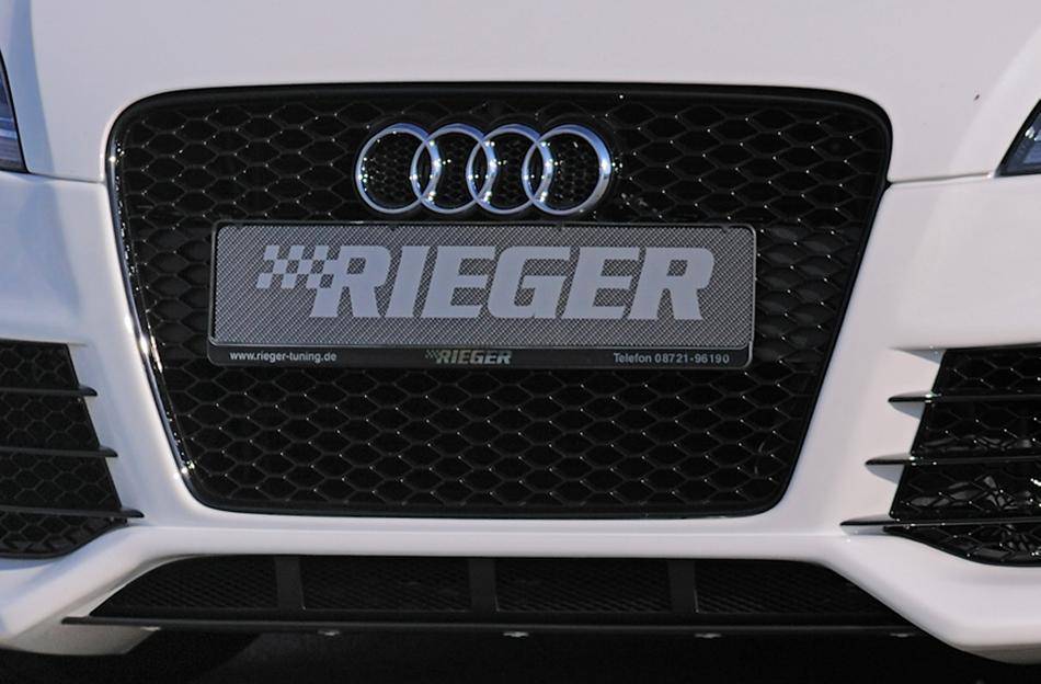 Mascherina orig TT-RS nero lucido per paraurti Rieger 00055163