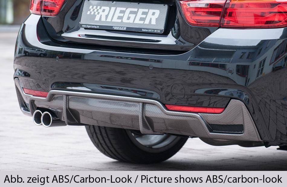 Diffusore Rieger BMW serie 4 F32/33/36 con retina term.orig.SX