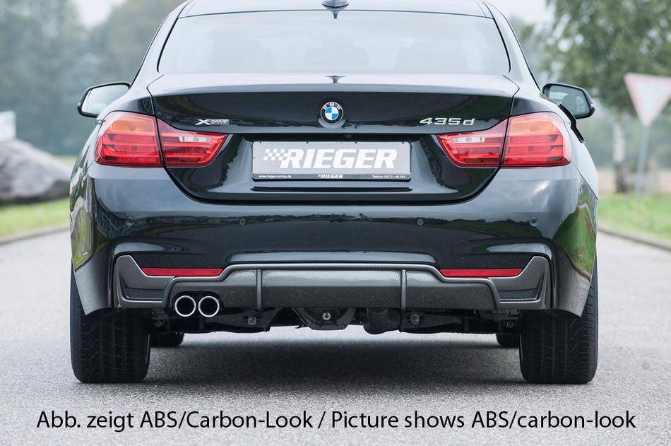 Diffusore Rieger BMW serie 4 F32/33/36 con retina term.orig.SX