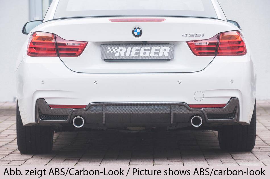 Diffusore Rieger BMW serie 4 F32/33/36 con retine marm 435i duplex