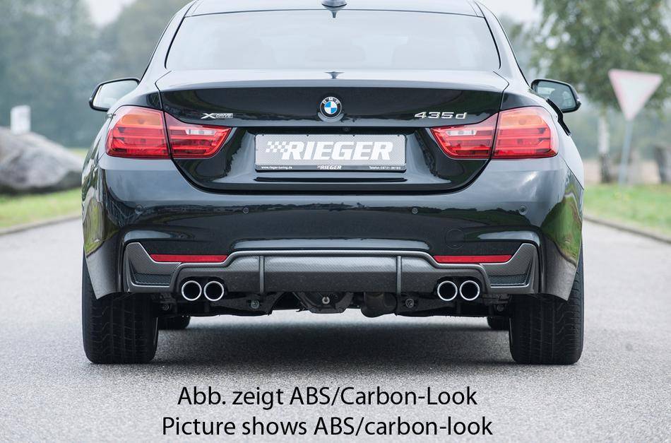 Diffusore Rieger BMW serie 4 F32/33/36 con retine marm duplex 4x76