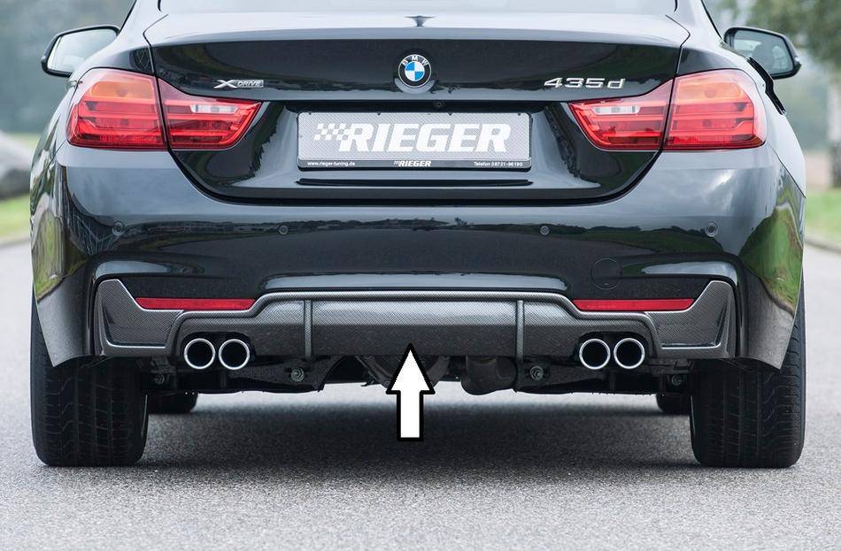 Diffusore Rieger BMW serie 4 F32/33/36 s.retine carbonl marm duplex