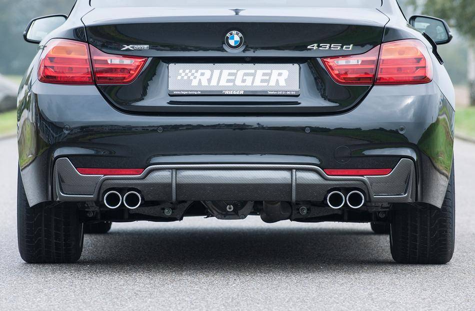 Diffusore Rieger BMW serie 4 F32/33/36 s.retine carbonl marm duplex