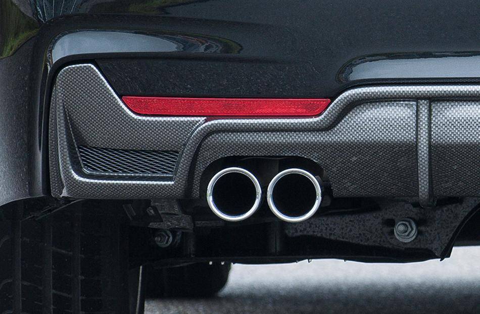 Diffusore Rieger BMW serie 4 F32/33/36 con retine marm duplex carbon