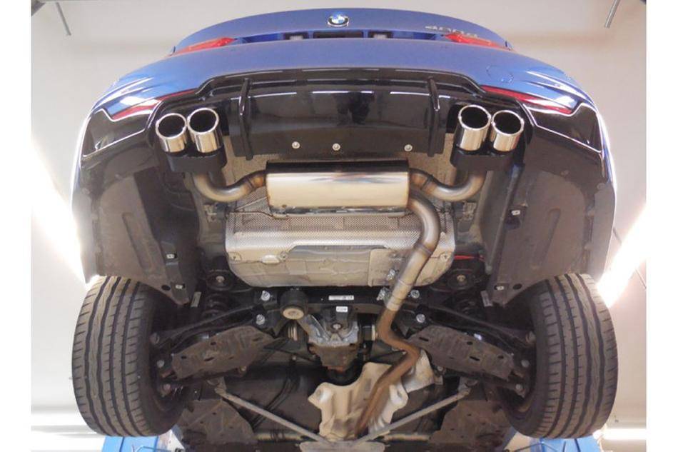 Marmitta 435i Look 4X80 BMW 420D F32/33/36 per diffusore Rieger