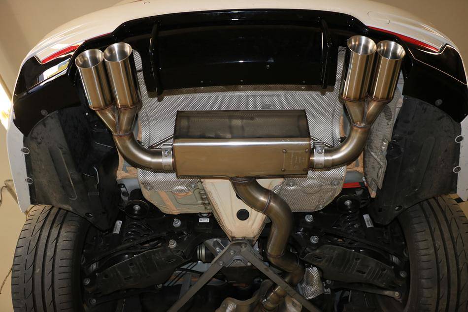 Marmitta 435i Look Typ 25 4x80 435i F32/33/36 per diffusore Rieger