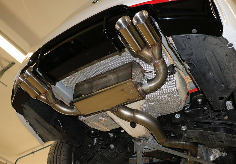 Marmitta 435i Look Typ 25 4x80 435i F32/33/36 per diffusore Rieger