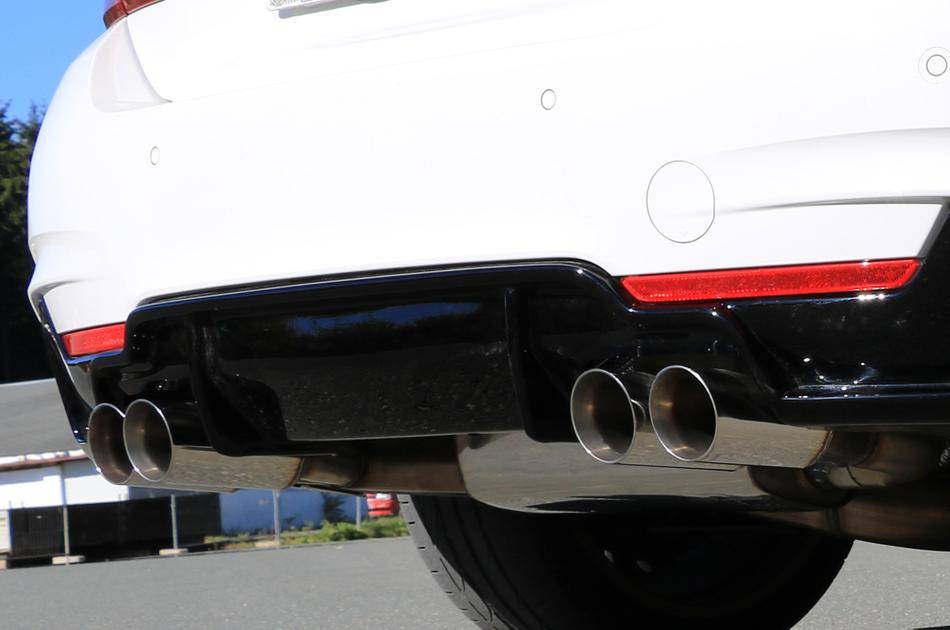 Marmitta 435i Look Typ 25 4x80 435i F32/33/36 per diffusore Rieger