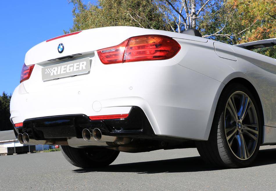 Marmitta 435i Look Typ 25 4x80 435i F32/33/36 per diffusore Rieger