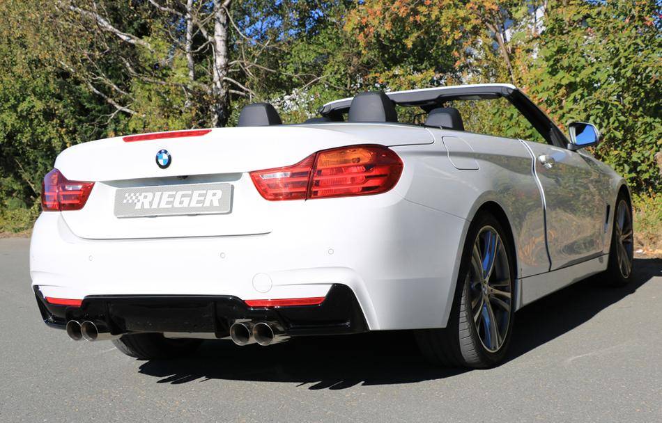 Marmitta 435i Look Typ 25 4x80 435i F32/33/36 per diffusore Rieger