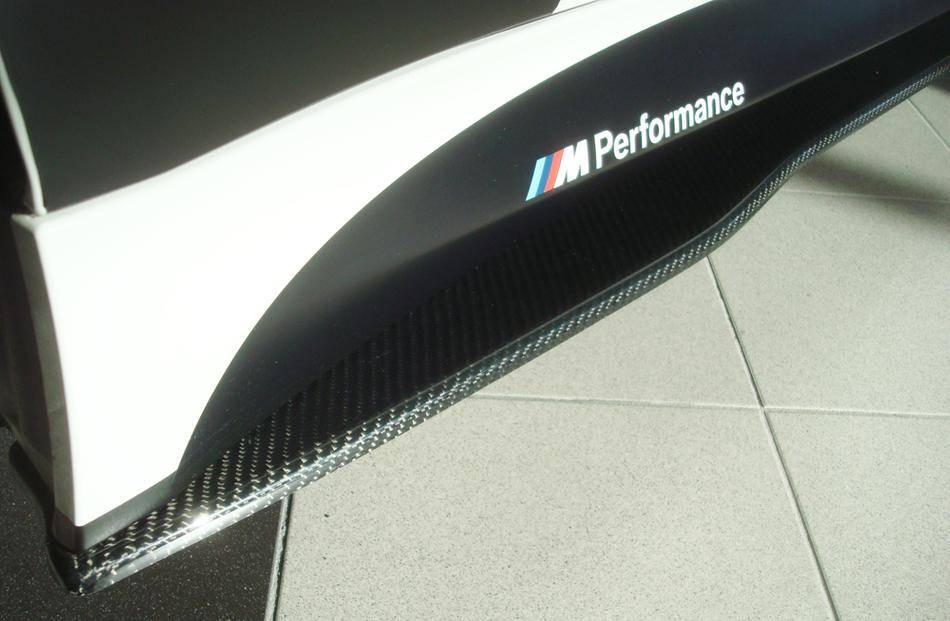 Lama sottoporta SX carbonio BMW M3 F80 per sottoporta orig. berlina