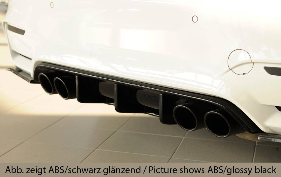 Diffusore Rieger M3 F80 M4 F82/83 per paraurti orig.Coupe/Cabrio/Ber