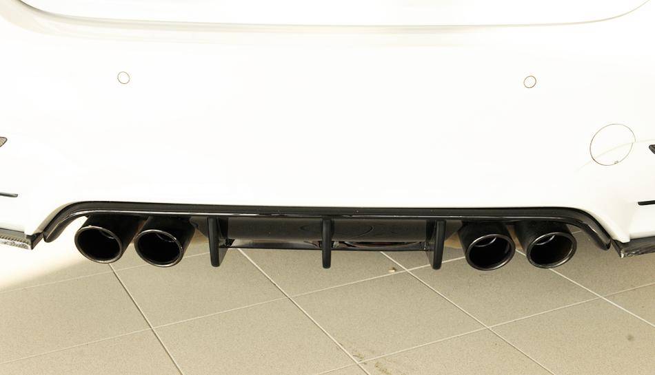 Diffusore Rieger M3 F80 M4 F82/83 per paraurti originale nero lucido