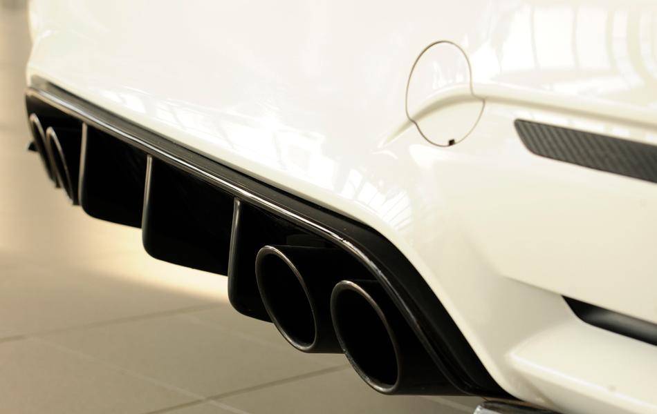 Diffusore Rieger M3 F80 M4 F82/83 per paraurti originale nero lucido