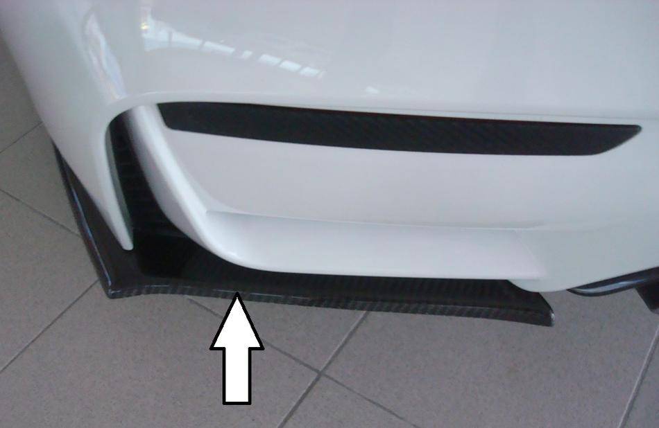 Cantonale post SX carbonio BMW M4 M3 F80/82/83 per paraurti original