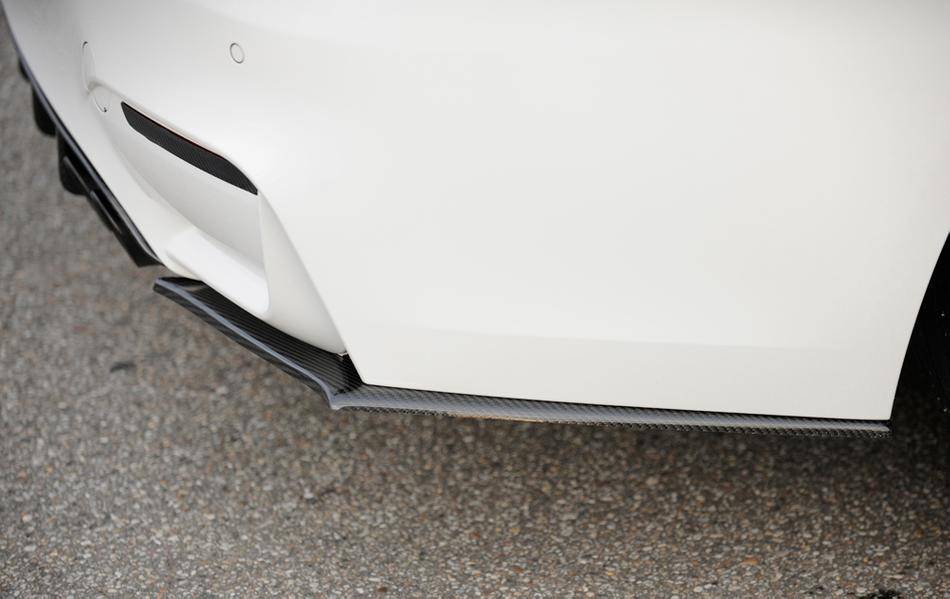 Cantonale post SX carbonio BMW M4 M3 F80/82/83 per paraurti original