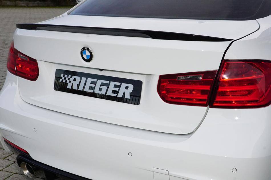 Spoilerino baule performance BMW M3 F80 + F30 berlina nero opaco