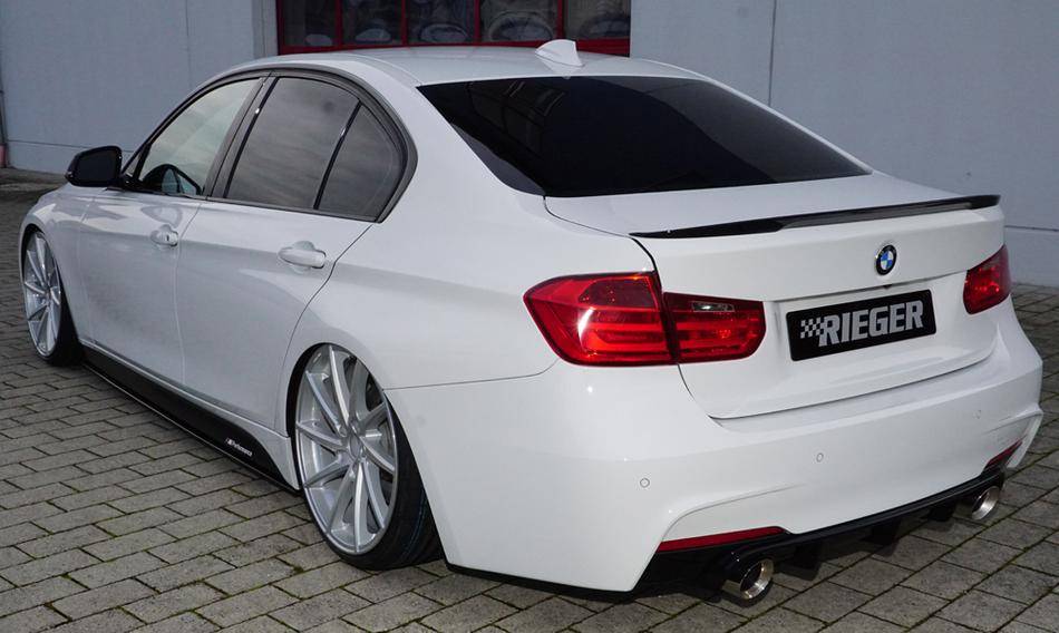 Spoilerino baule performance BMW M3 F80 + F30 berlina nero opaco