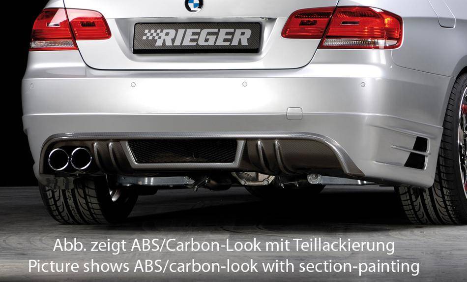 Sottoparaurti Rieger BMW E92/93 -2010 terminali solo a sinistra