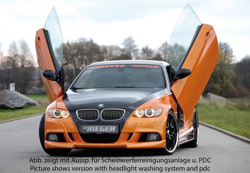 Paraurti Rieger BMW E92/93 Coupe'/Cabrio fino'10 con lavaf.senza PDC