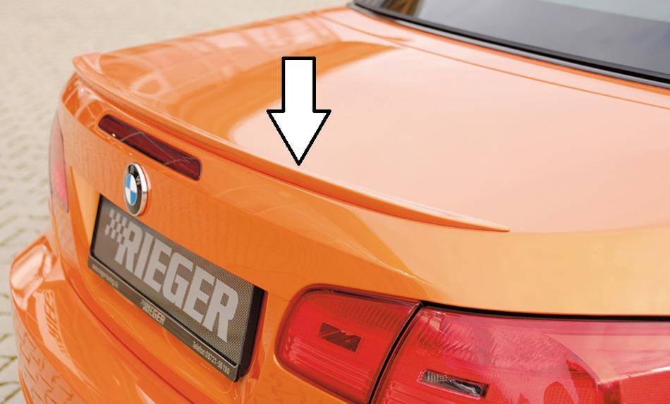 Spoilerino baule Rieger BMW E93 Cabrio