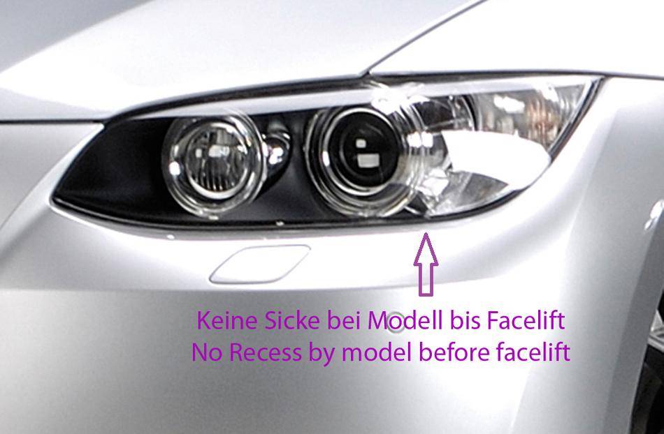 Paraurti Rieger BMW E92/93 Coupe'/Cabri dal 2010 con lavafari e PDC