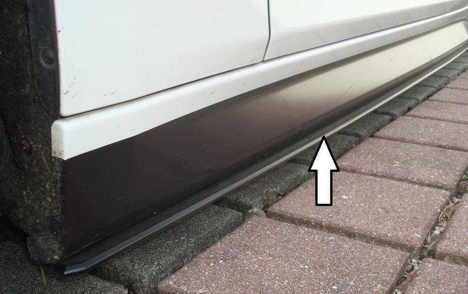 Lama SX Rieger BMW F30/31 per sottoporta originale M-Technik ABS