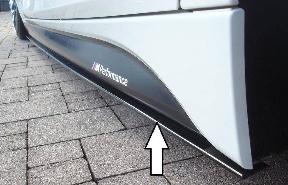 Lama DX Rieger BMW F30/31 per sottoporta originale M-Technik ABS