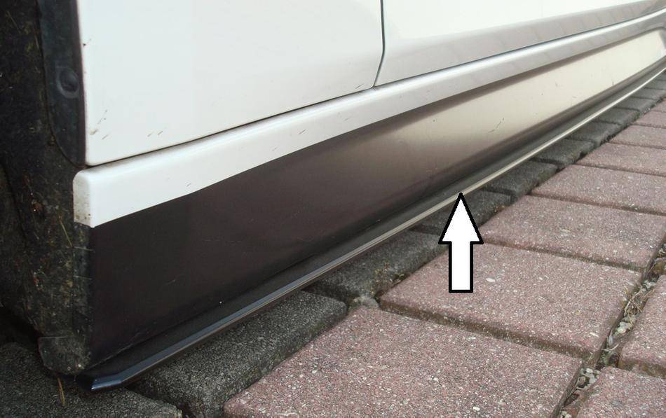 Lama DX Rieger BMW F30/31 per sottoporta originale M-Technik ABS