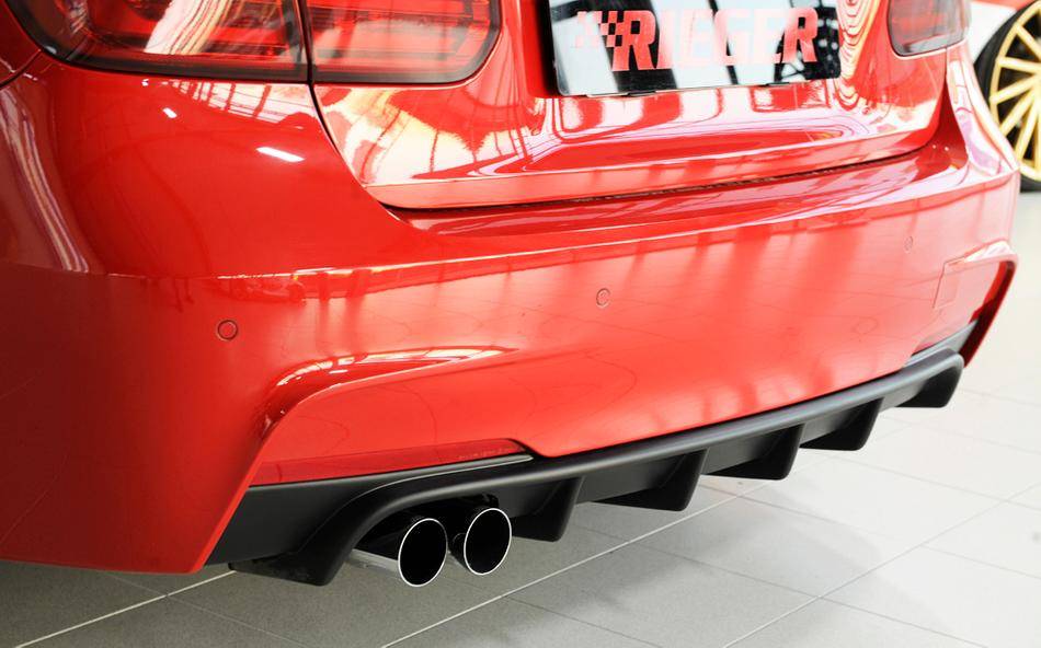 Diffusore Rieger BMW F30/31 per Paraurti-M-terminale doppio SX