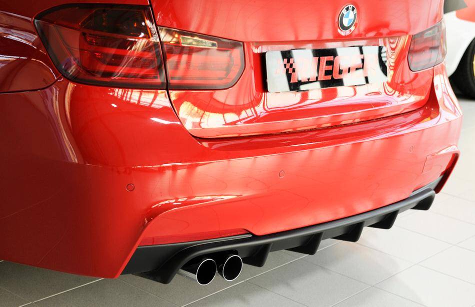 Diffusore Rieger BMW F30/31 per Paraurti-M-terminale doppio SX