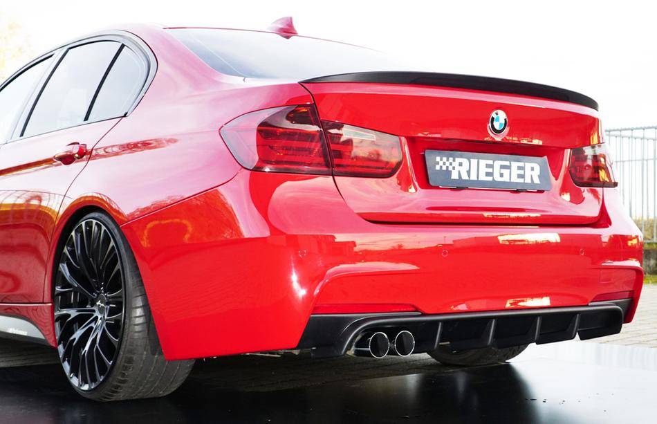 Diffusore Rieger BMW F30/31 per Paraurti-M-terminale doppio SX