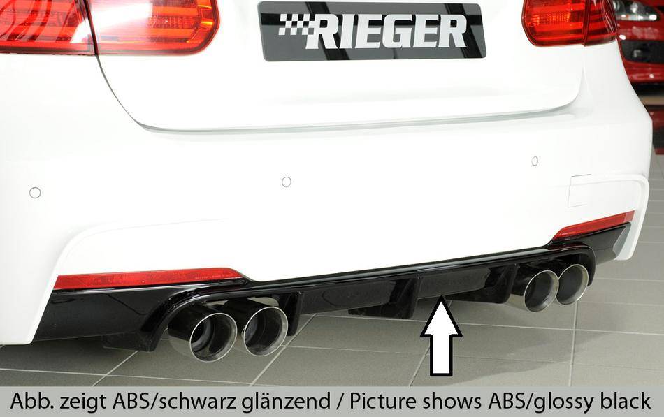 Diffusore Rieger F30/31 335iper Paraurti-M-termin.4x90 duplex
