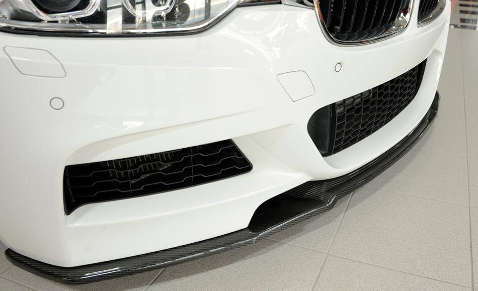 Lama Rieger BMW F30/31 per paraurti originale M-Tecnik carbonio vero