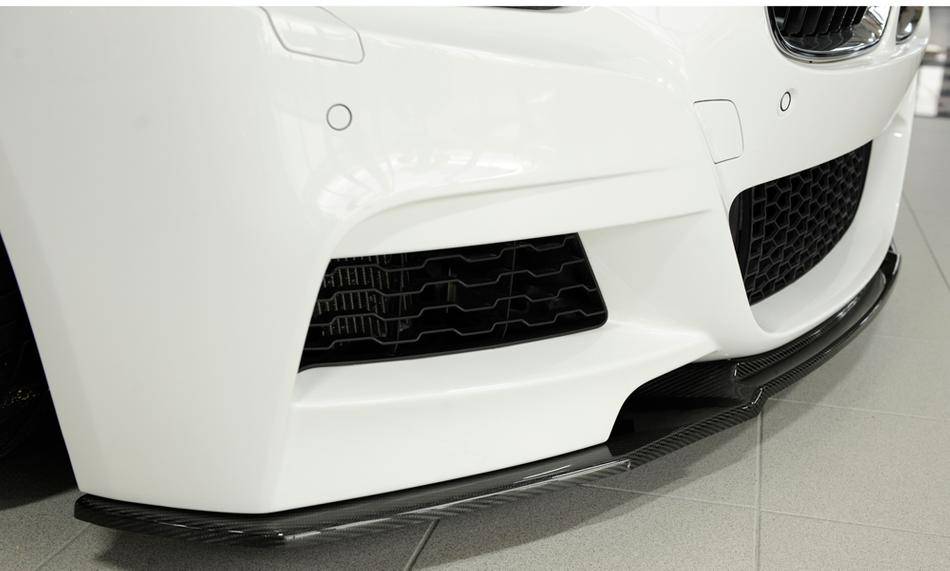 Lama Rieger BMW F30/31 per paraurti originale M-Tecnik carbonio vero