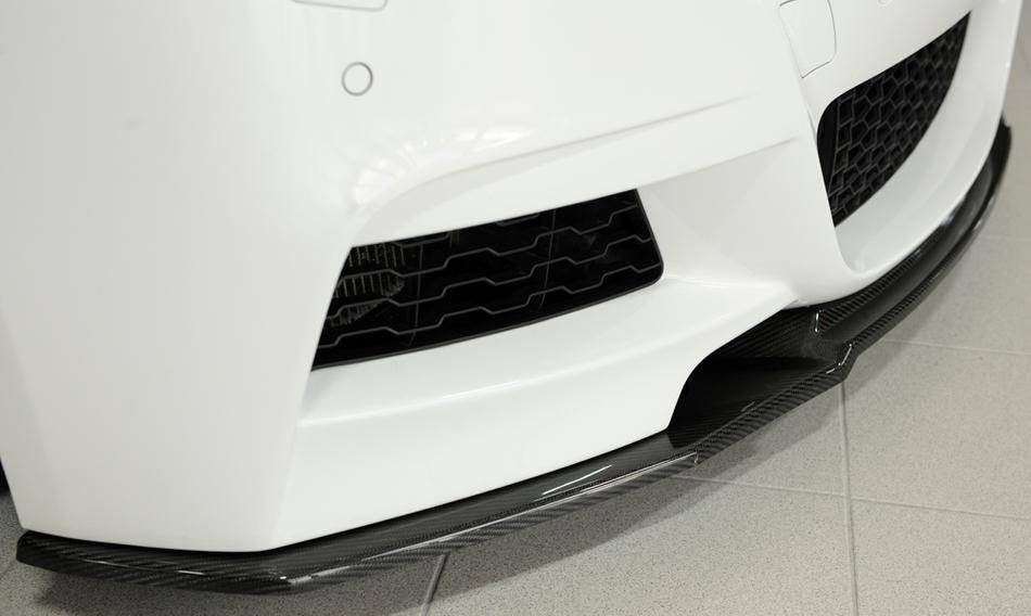 Lama Rieger BMW F30/31 per paraurti originale M-Tecnik carbonio vero