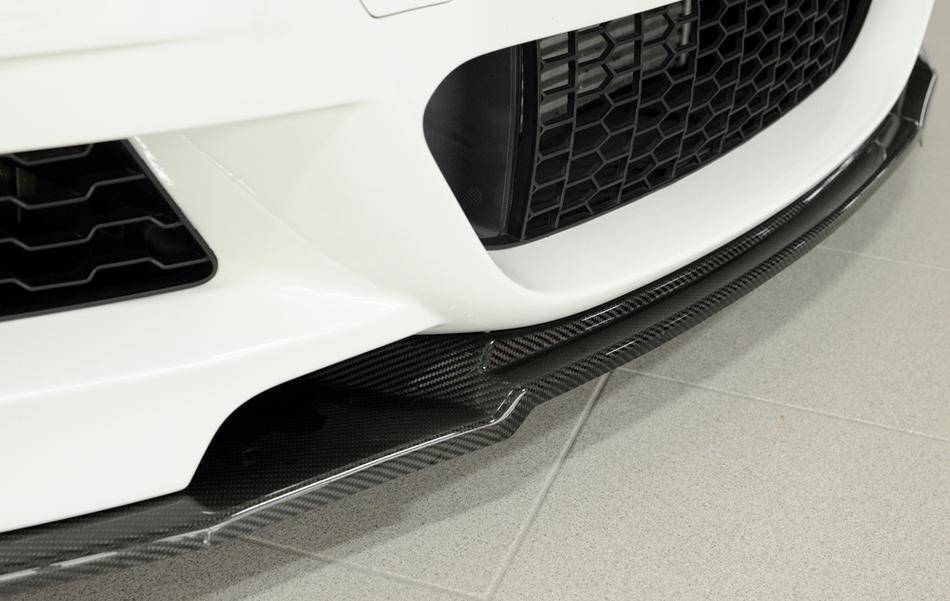 Lama Rieger BMW F30/31 per paraurti originale M-Tecnik carbonio vero